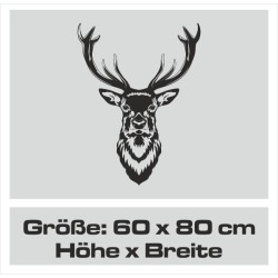 Aufkleber Auto Offroad 4x4 Safari Gelände Allrad Landschaft Hirsch Bär Off Road Safari Berge extreme Hirsch Jäger Angler