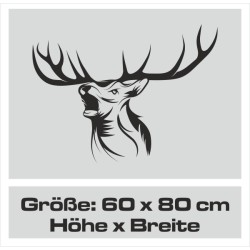 Aufkleber Auto Offroad 4x4 Safari Gelände Allrad Landschaft Hirsch Bär Off Road Safari Berge extreme Hirsch Jäger Angler Kompass