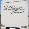 Aufkleber Wohnmobil Wohnwagen Reise Camping Auto Reisemobil Möwe Meer Kompass Globus Strand Palme Urlaub Spruch Familie Zuhause