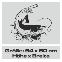 Aufkleber Auto Offroad 4x4 Safari Gelände Allrad Landschaft Hirsch Bär Off Road Safari Berge extreme Hirsch Jäger Angler Kompass