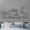 Wandaufkleber Wandtattoo Träume Dreams Traumfänger Feder Teufel Teufelchen Liebe Sex Leidenschaft Schriftzüge Feder Engel