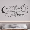 Wandaufkleber Wandtattoo Träume Dreams Traumfänger Feder Teufel Teufelchen Liebe Sex Leidenschaft Schriftzüge Feder Engel