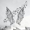 Wandaufkleber Wandtattoo Träume Dreams Traumfänger Feder Teufel Teufelchen Liebe Sex Leidenschaft Schriftzüge Feder Engel