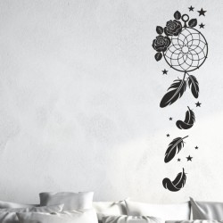 Wandaufkleber Wandtattoo Träume Dreams Traumfänger Feder Teufel Teufelchen Liebe Sex Leidenschaft Schriftzüge Feder Engel