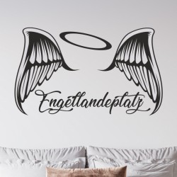 Wandaufkleber Wandtattoo Träume Dreams Traumfänger Feder Teufel Teufelchen Liebe Sex Leidenschaft Schriftzüge Feder Engel