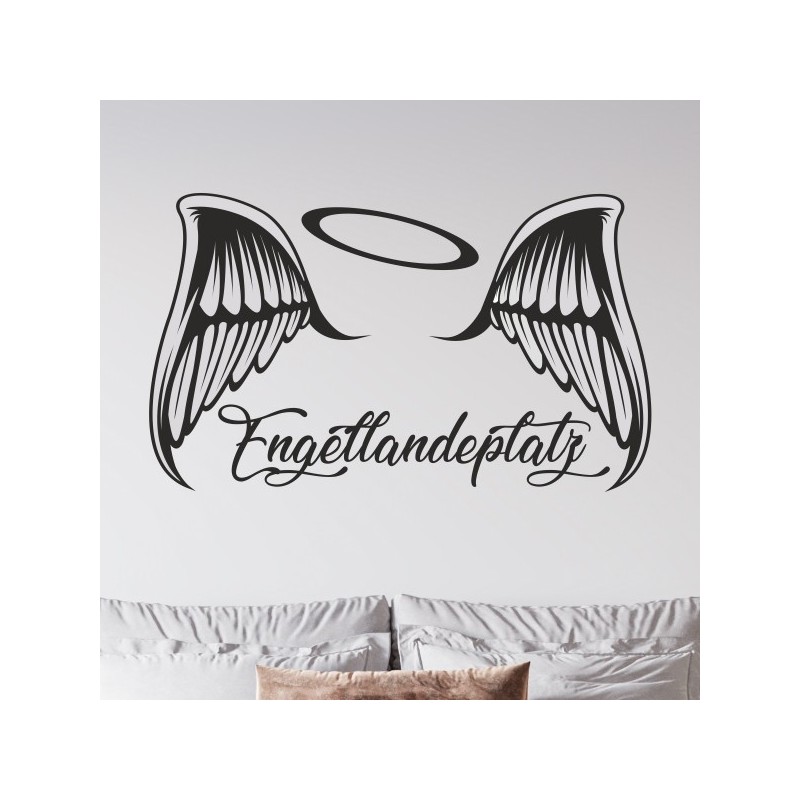 Wandaufkleber Wandtattoo Träume Dreams Traumfänger Feder Teufel Teufelchen Liebe Sex Leidenschaft Schriftzüge Feder Engel