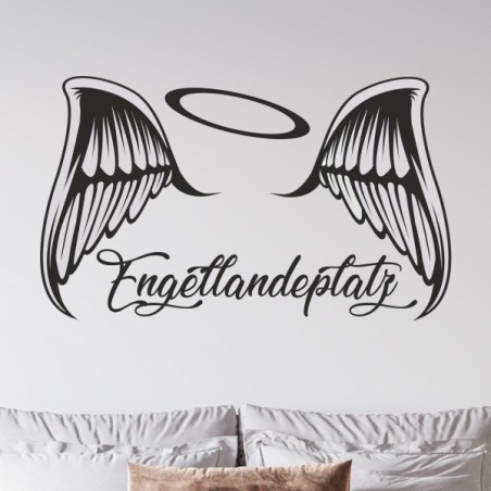 Wandaufkleber Wandtattoo Träume Dreams Traumfänger Feder Teufel Teufelchen Liebe Sex Leidenschaft Schriftzüge Feder Engel
