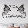 Wandaufkleber Wandtattoo Träume Dreams Traumfänger Feder Teufel Teufelchen Liebe Sex Leidenschaft Schriftzüge Feder Engel