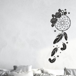 Wandaufkleber Wandtattoo Träume Dreams Traumfänger Feder Teufel Teufelchen Liebe Sex Leidenschaft Schriftzüge Feder Engel