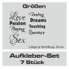 Wandaufkleber Wandtattoo Träume Dreams Traumfänger Feder Teufel Teufelchen Liebe Sex Leidenschaft Schriftzüge Feder Engel Wandaufkleber Wandtattoo Träume Dreams Traumfänger Feder Teufel Teufelchen Liebe Sex Leidenschaft Schriftzüge Feder Engel