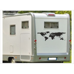 Wohnmobil Aufkleber Globus Atlas Weltkarte Wohnwagen Caravan Camper WOMA