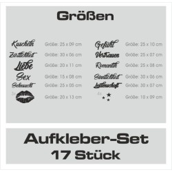 Wandaufkleber Wandtattoo Träume Dreams Traumfänger Feder Teufel Teufelchen Liebe Sex Leidenschaft Schriftzüge Feder Engel