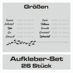 Wandaufkleber Wandtattoo Träume Dreams Traumfänger Feder Teufel Teufelchen Liebe Sex Leidenschaft Schriftzüge Feder Engel