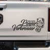 Aufkleber Auto Car Style Tattoo Fun Spruch Verbrenner Penner Kolben Diesel Benzin - kein Strom Elektro - E