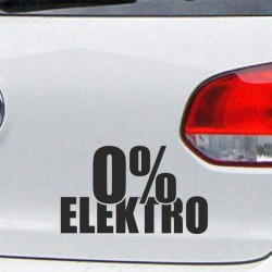Aufkleber Auto Car Style Tattoo Fun Spruch Verbrenner Penner Kolben Diesel Benzin - kein Strom Elektro - E