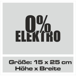 Aufkleber Auto Car Style Tattoo Fun Spruch Verbrenner Penner Kolben Diesel Benzin - kein Strom Elektro - E