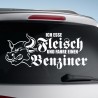 Aufkleber Auto Car Style Tattoo Fun Spruch Verbrenner Penner Kolben Diesel Benzin - kein Strom Elektro - E