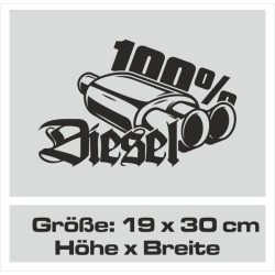 Aufkleber Auto Car Style Tattoo Fun Spruch Verbrenner Penner Kolben Diesel Benzin - kein Strom Elektro - E