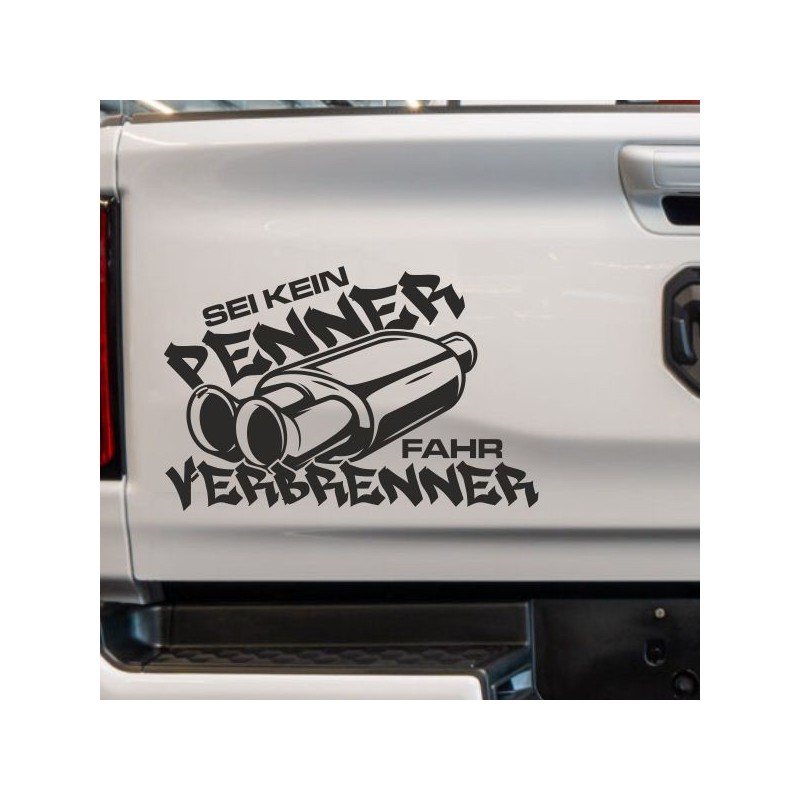 Aufkleber Auto Car Style Tattoo Fun Spruch Verbrenner Penner Kolben Diesel Benzin - kein Strom Elektro - E Aufkleber Auto Car Style Tattoo Fun Spruch Verbrenner Penner Kolben Diesel Benzin - kein Strom Elektro - E