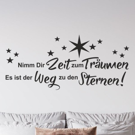 Wandaufkleber Wandtattoo Träume Dreams Traumfänger Feder Teufel Teufelchen Liebe Sex Leidenschaft Schriftzüge Feder Engel