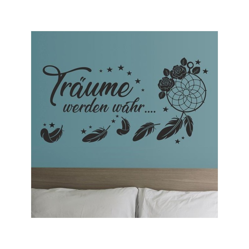 Wandaufkleber Wandtattoo Träume Dreams Traumfänger Feder Teufel Teufelchen Liebe Sex Leidenschaft Schriftzüge Feder Engel Wandaufkleber Wandtattoo Träume Dreams Traumfänger Feder Teufel Teufelchen Liebe Sex Leidenschaft Schriftzüge Feder Engel