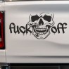 Aufkleber Auto Totenkopf Schädel Skull Bones Böse Cappy Gangster Zylinder Rosen Blumen Blüten Gentleman DJ Rock Punisher