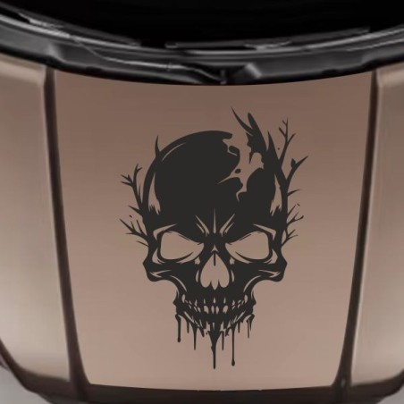 Aufkleber Auto Totenkopf Schädel Skull Bones Böse Cappy Gangster Zylinder Rosen Blumen Blüten Gentleman DJ Rock Punisher