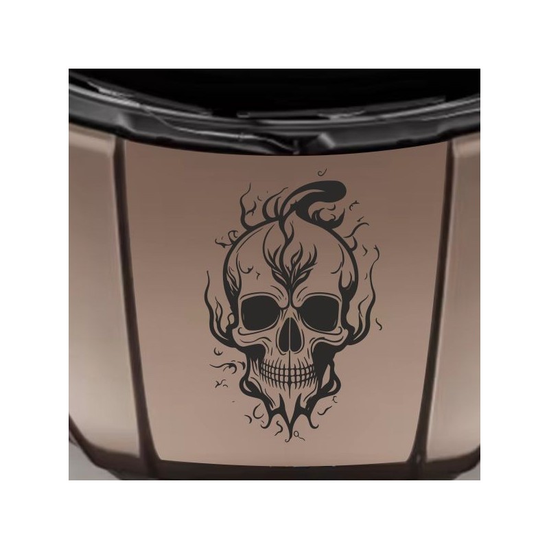 Aufkleber Auto Totenkopf Schädel Skull Bones Böse Cappy Gangster Zylinder Rosen Blumen Blüten Gentleman DJ Rock Punisher