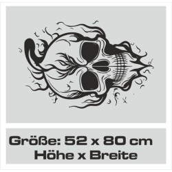 Aufkleber Auto Totenkopf Schädel Skull Bones Böse Cappy Gangster Zylinder Rosen Blumen Blüten Gentleman DJ Rock Punisher