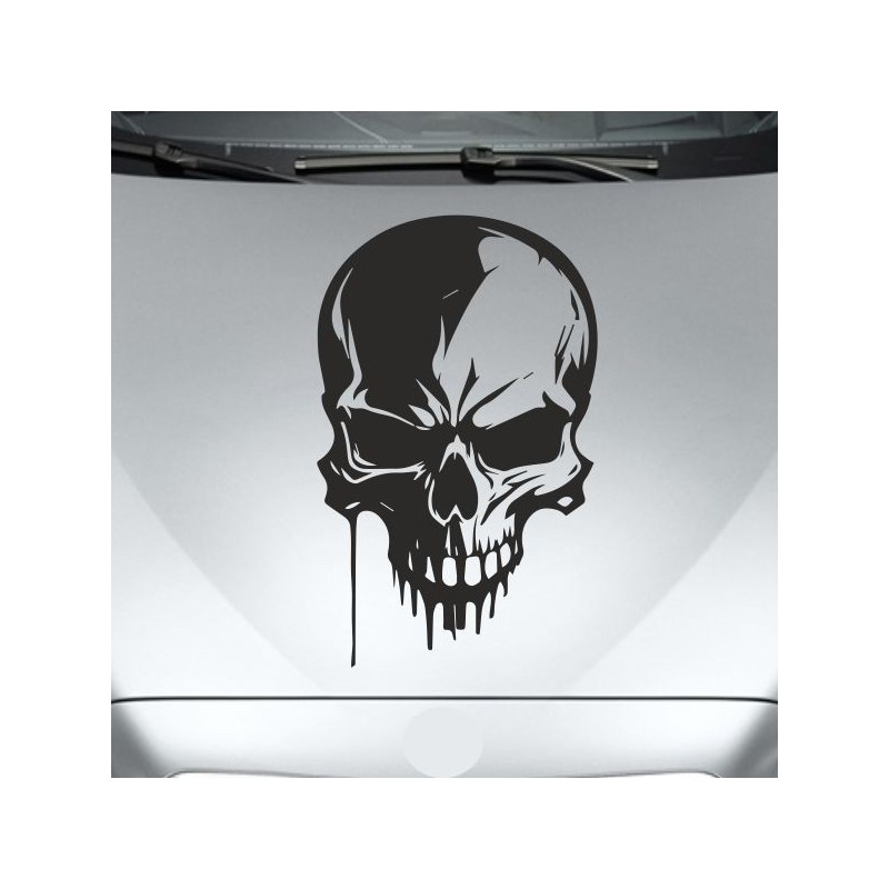 Aufkleber Auto Totenkopf Schädel Skull Bones Böse Cappy Gangster Zylinder Rosen Blumen Blüten Gentleman DJ Rock Punisher