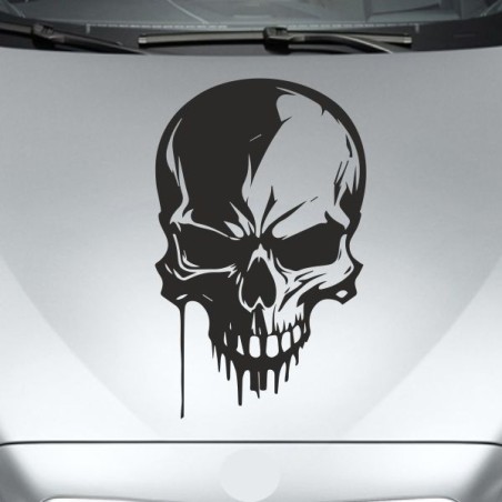 Aufkleber Auto Totenkopf Schädel Skull Bones Böse Cappy Gangster Zylinder Rosen Blumen Blüten Gentleman DJ Rock Punisher