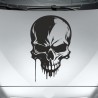 Aufkleber Auto Totenkopf Schädel Skull Bones Böse Cappy Gangster Zylinder Rosen Blumen Blüten Gentleman DJ Rock Punisher