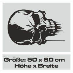 Aufkleber Auto Totenkopf Schädel Skull Bones Böse Cappy Gangster Zylinder Rosen Blumen Blüten Gentleman DJ Rock Punisher