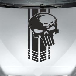 Aufkleber Auto Totenkopf Schädel Skull Bones Böse Cappy Gangster Zylinder Rosen Blumen Blüten Gentleman DJ Rock Punisher