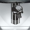Aufkleber Auto Totenkopf Schädel Skull Bones Böse Cappy Gangster Zylinder Rosen Blumen Blüten Gentleman DJ Rock Punisher
