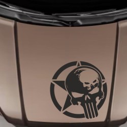 Aufkleber Auto Totenkopf Schädel Skull Bones Böse Cappy Gangster Zylinder Rosen Blumen Blüten Gentleman DJ Rock Punisher