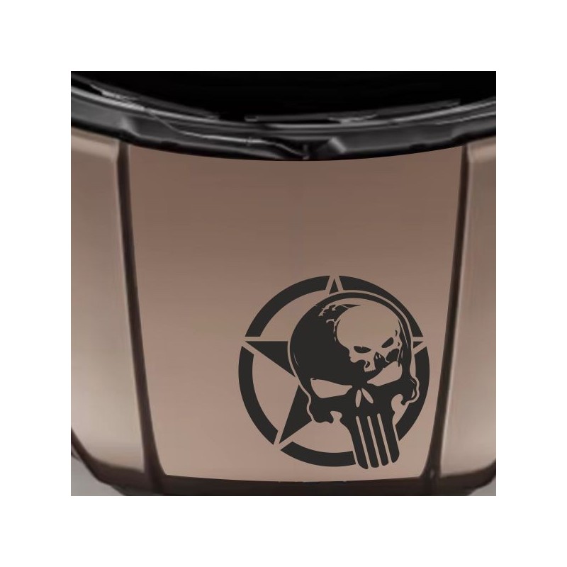 Aufkleber Auto Totenkopf Schädel Skull Bones Böse Cappy Gangster Zylinder Rosen Blumen Blüten Gentleman DJ Rock Punisher