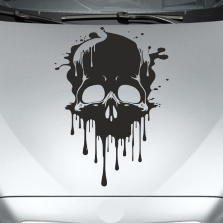 Aufkleber Auto Totenkopf Schädel Skull Bones Böse Cappy Gangster Zylinder Rosen Blumen Blüten Gentleman DJ Rock Punisher