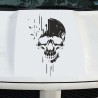 Aufkleber Auto Totenkopf Schädel Skull Bones Böse Cappy Gangster Zylinder Rosen Blumen Blüten Gentleman DJ Rock Punisher