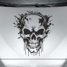 Aufkleber Auto Totenkopf Schädel Skull Bones Böse Cappy Gangster Zylinder Rosen Blumen Blüten Gentleman DJ Rock Punisher