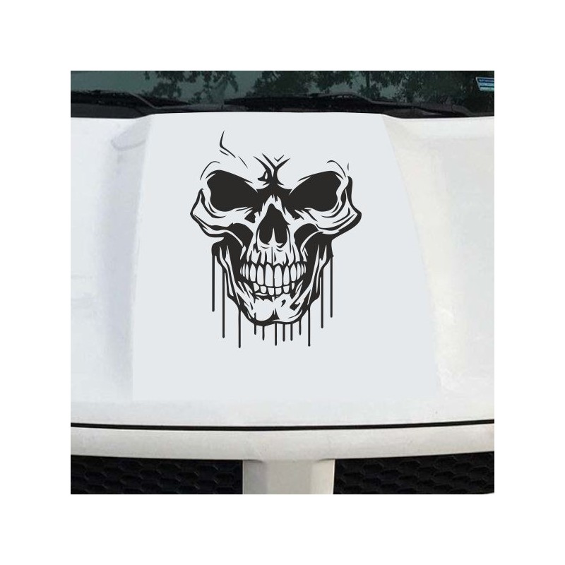 Aufkleber Auto Totenkopf Schädel Skull Bones Böse Cappy Gangster Zylinder Rosen Blumen Blüten Gentleman DJ Rock Punisher