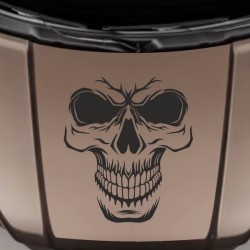 Aufkleber Auto Totenkopf Schädel Skull Bones Böse Cappy Gangster Zylinder Rosen Blumen Blüten Gentleman DJ Rock Punisher