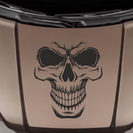 Aufkleber Auto Totenkopf Schädel Skull Bones Böse Cappy Gangster Zylinder Rosen Blumen Blüten Gentleman DJ Rock Punisher