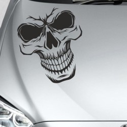 Aufkleber Auto Totenkopf Schädel Skull Bones Böse Cappy Gangster Zylinder Rosen Blumen Blüten Gentleman DJ Rock Punisher