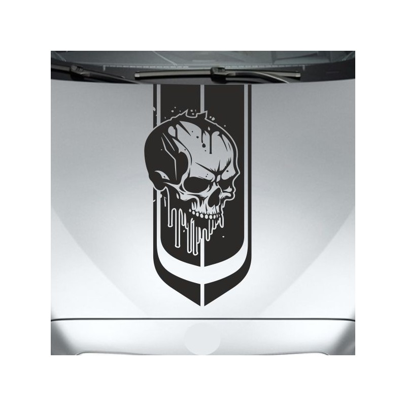 Aufkleber Auto Totenkopf Schädel Skull Bones Böse Cappy Gangster Zylinder Rosen Blumen Blüten Gentleman DJ Rock Punisher