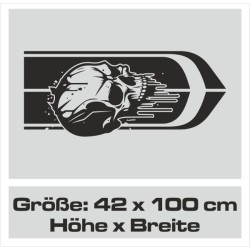 Aufkleber Auto Totenkopf Schädel Skull Bones Böse Cappy Gangster Zylinder Rosen Blumen Blüten Gentleman DJ Rock Punisher