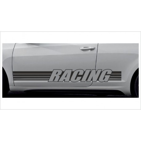 2x Dekorstreifen Seitenaufkleber Rennstreifen Viper Racing  Tuning Aufkleber Auto