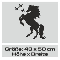 Aufkleber SET Auto Car Tattoo Style Seiten Tribal Dekor Pferd Gecko Power Blumen Ranke Fee Hexe Blumen Blüten Gecko Farbe