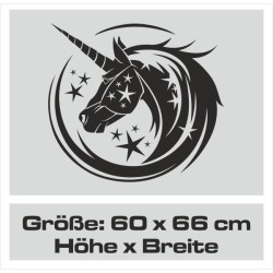 Aufkleber Auto Pferd Fohlen Stute Hengst Hufeisen Glück Spruch Dekor Stall Pferdehof Reiten Sport Familie Ponny Kinder Sticker