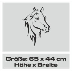Aufkleber Auto Pferd Fohlen Stute Hengst Hufeisen Glück Spruch Dekor Stall Pferdehof Reiten Sport Familie Ponny Kinder Sticker